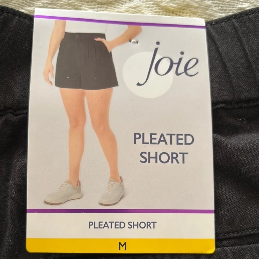 Bnwt Black Pleated Womens Shorts by Joie